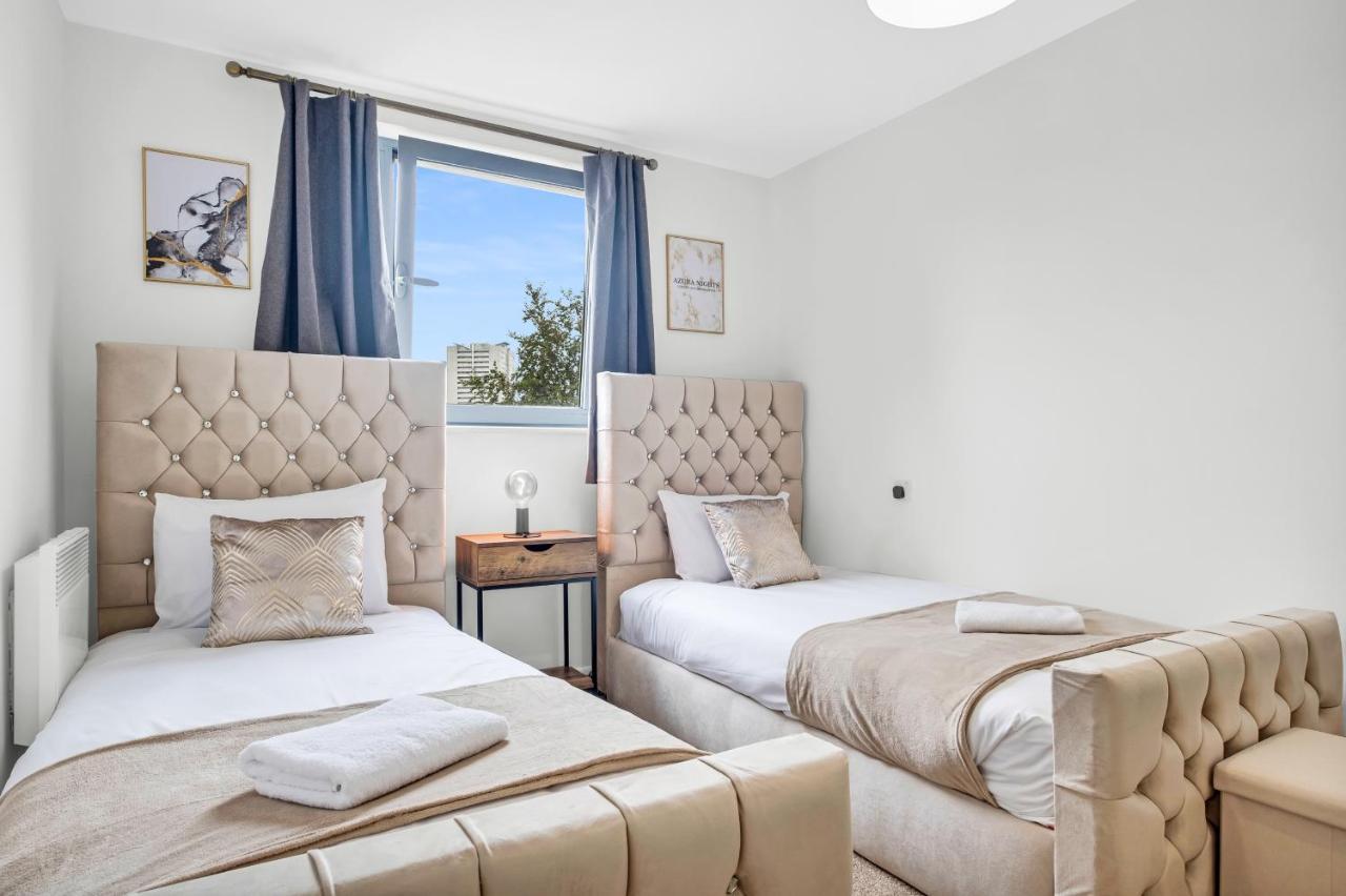 Stylish 4Th Floor 2 Bedroom En Suite City Centre Apartment With Parking By Azura Nights Birmingham Kültér fotó