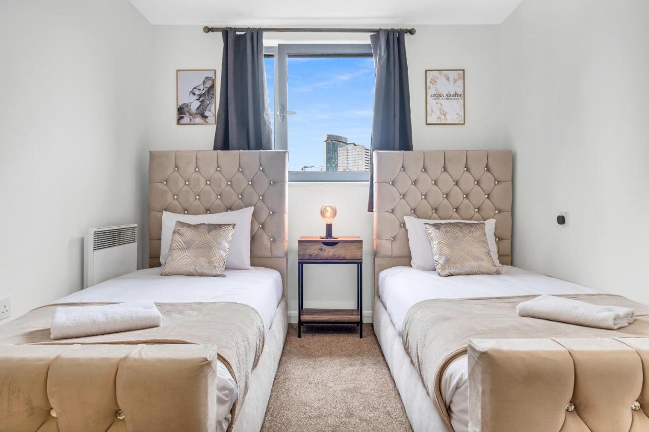 Stylish 4Th Floor 2 Bedroom En Suite City Centre Apartment With Parking By Azura Nights Birmingham Kültér fotó